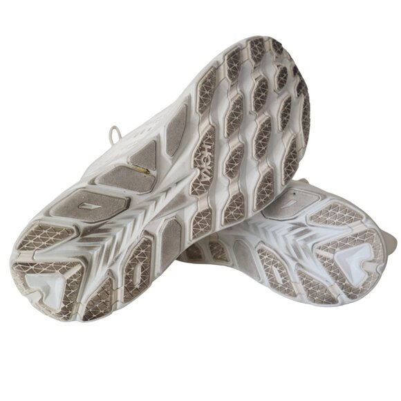 Hoka One One Clifton 8 Women's US Size 9B Eggnog White Low Top Athletic Sneakers - Picture 7 of 7